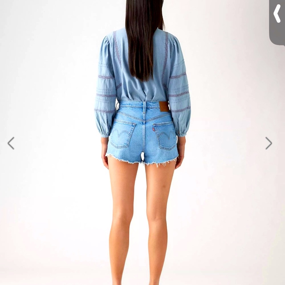 Levis Premium 501 Original Fit High Rise Women’s Shorts Size 31